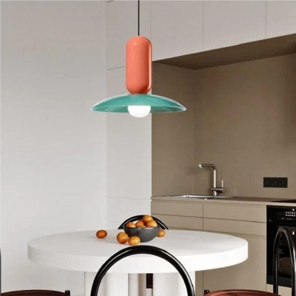 Macaron Frisbee Pau Pendant Lamp - Playful & Sophisticated Design