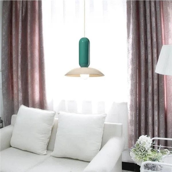 Macaron Frisbee Pau Pendant Lamp - Playful & Sophisticated Design