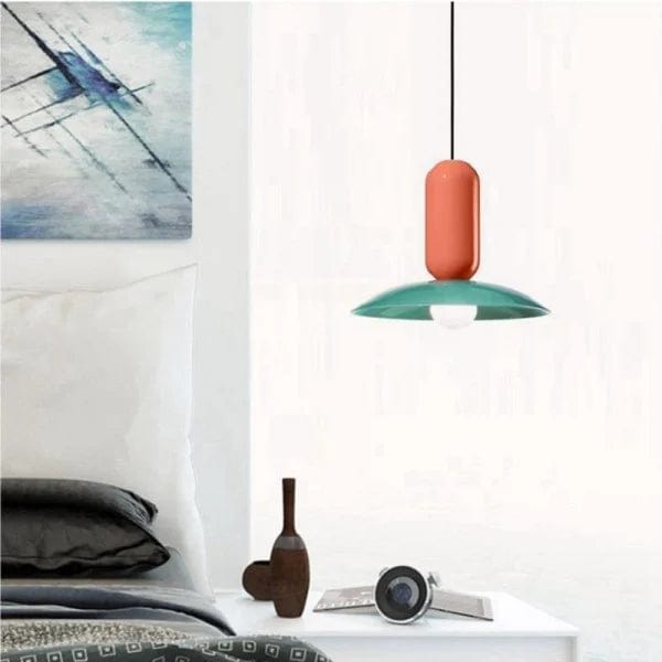 Macaron Frisbee Pau Pendant Lamp - Playful & Sophisticated Design