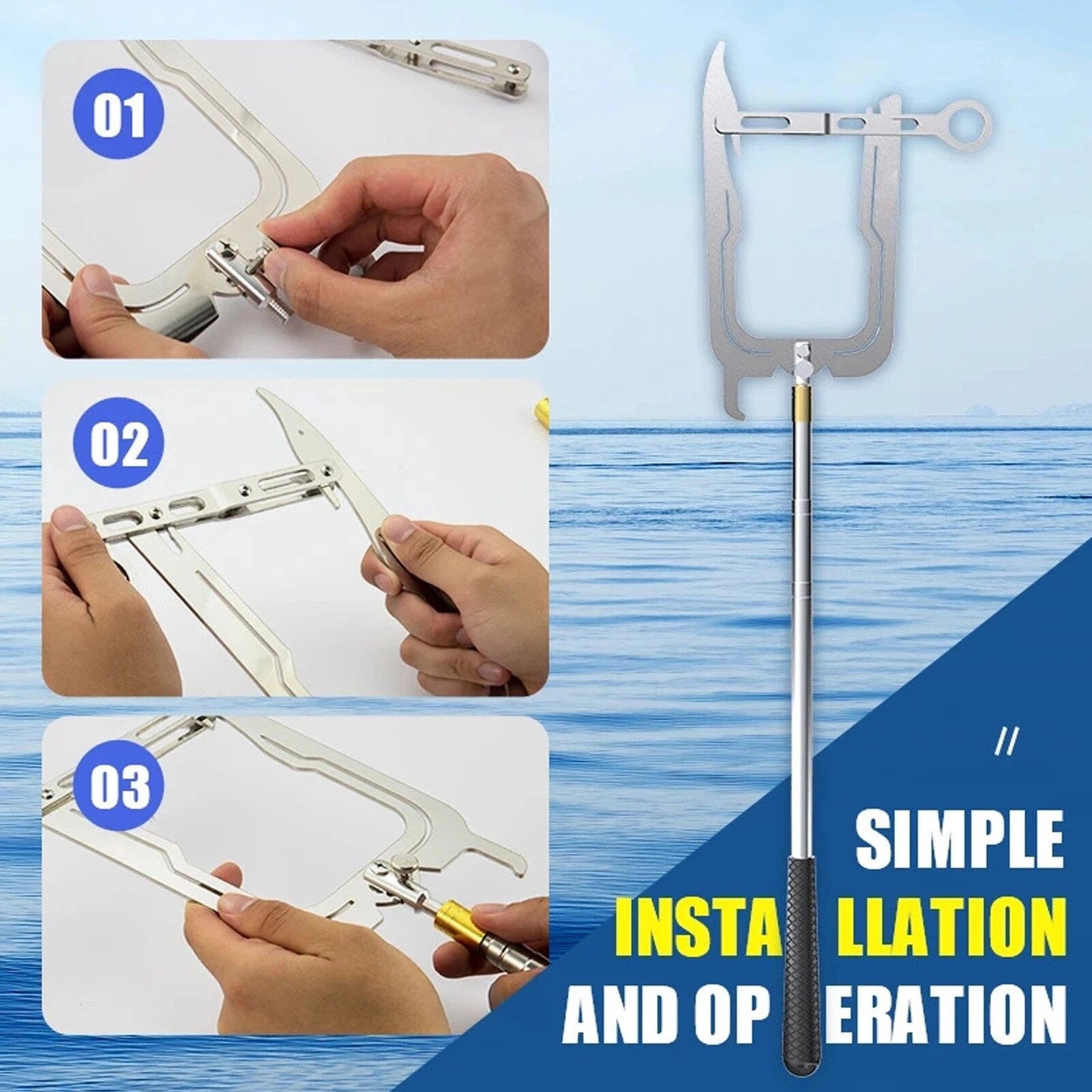 Marine Multi-Purpose Dock Hook