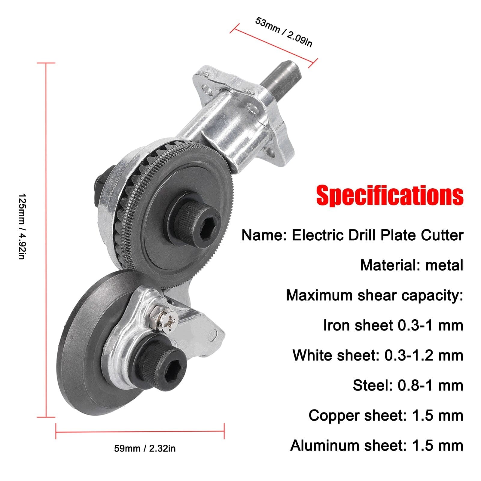 Portable Electric Metal Nibbler Kit – Precision Cutting Tool