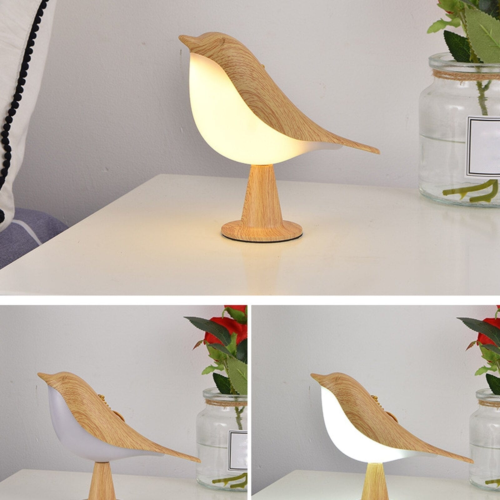 Birdie Lamp – Modern, Whimsical LED Light