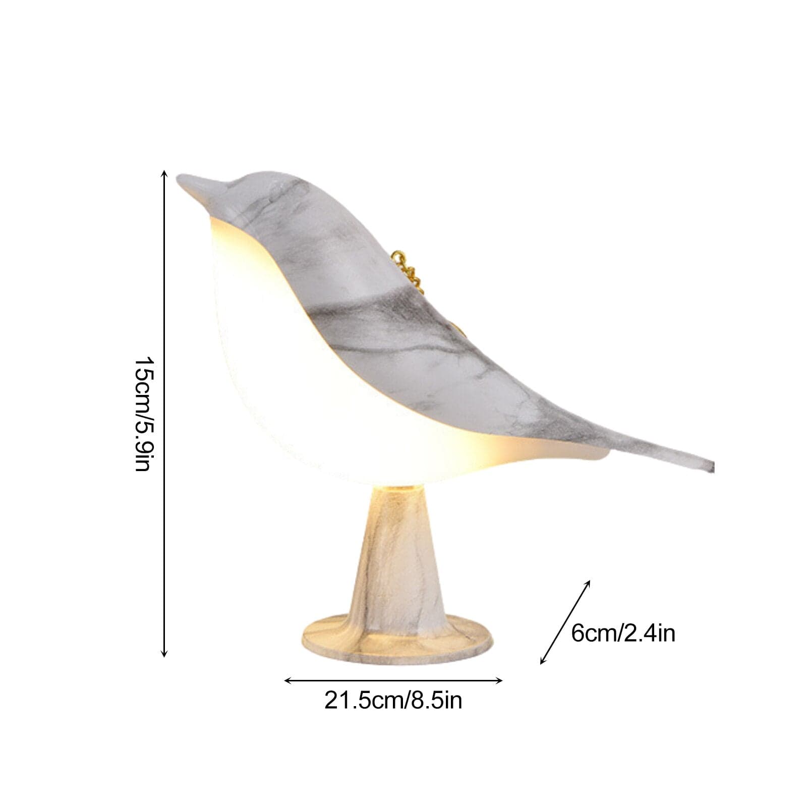 Birdie Lamp – Modern, Whimsical LED Light