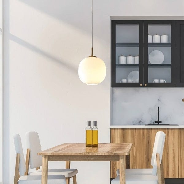 OpalGlow Nordic Pendant Light – Minimalist Elegance