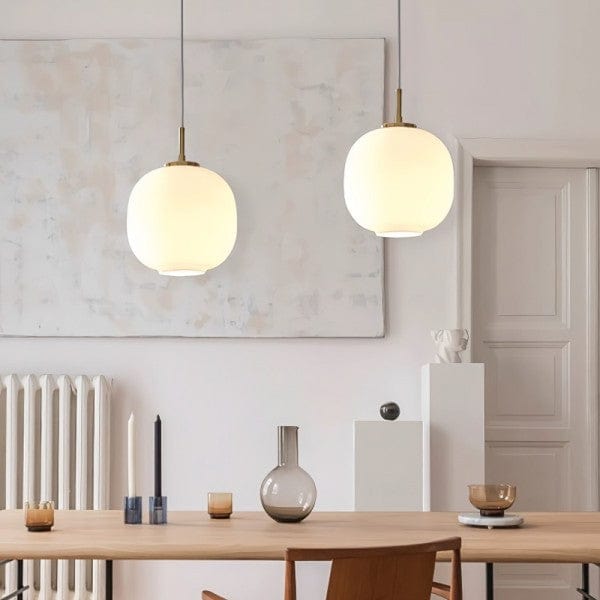 OpalGlow Nordic Pendant Light – Minimalist Elegance