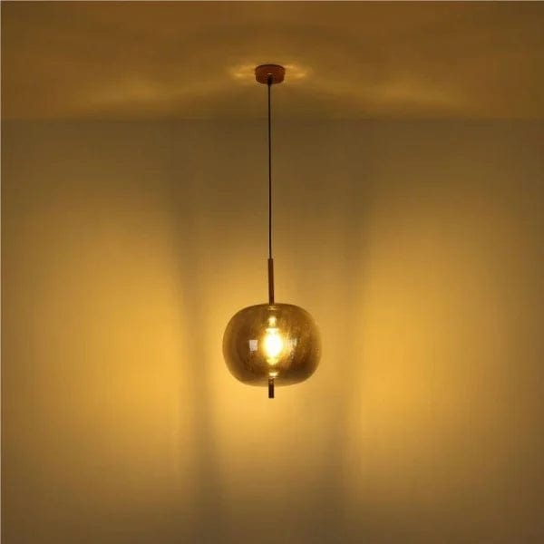 Blacky Pendant Light - Modern Smoked Glass & Metal Chandelier