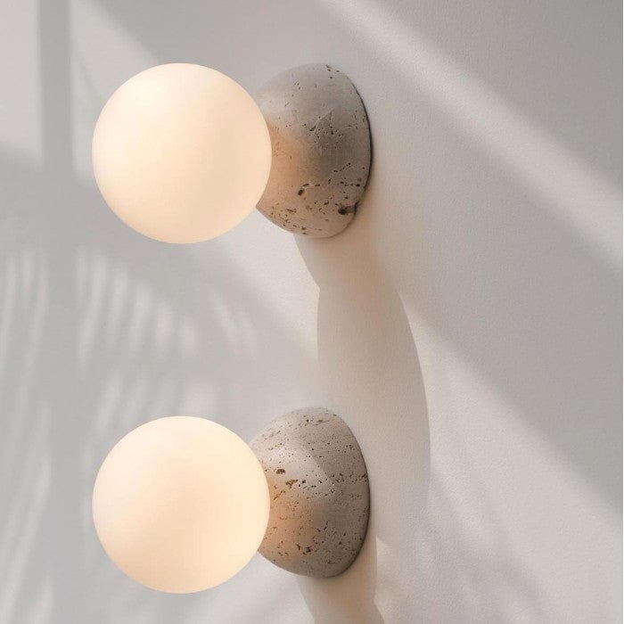 Origo Cement Bowl Lamp - Modern Pendant Light