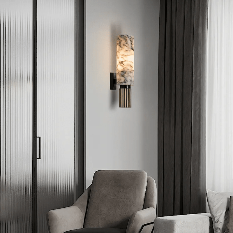 Marmeren Wall Lamp – Elegant Marble LED Light