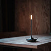 Nordic Candlestick Light – Rechargeable, Dimmable Elegance in Brushed Aluminum