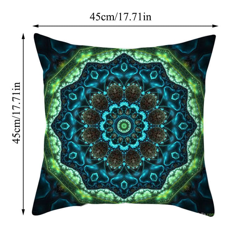 18" Abstract Art Pillow Cover – Soft Cushion for Home Decor