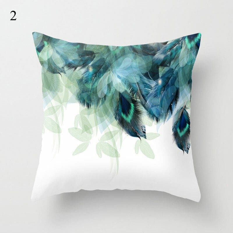 18" Abstract Art Pillow Cover – Soft Cushion for Home Decor