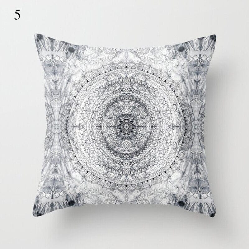 18" Abstract Art Pillow Cover – Soft Cushion for Home Decor