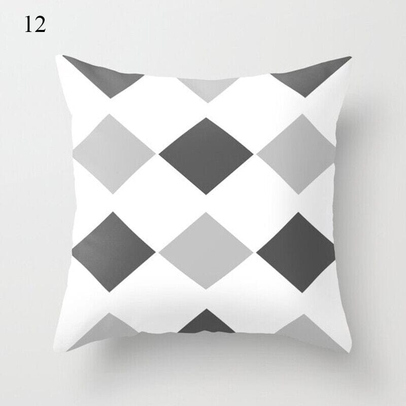 18" Abstract Art Pillow Cover – Soft Cushion for Home Decor