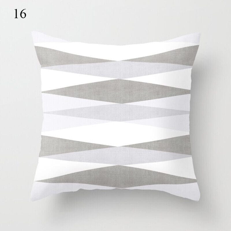 18" Abstract Art Pillow Cover – Soft Cushion for Home Decor