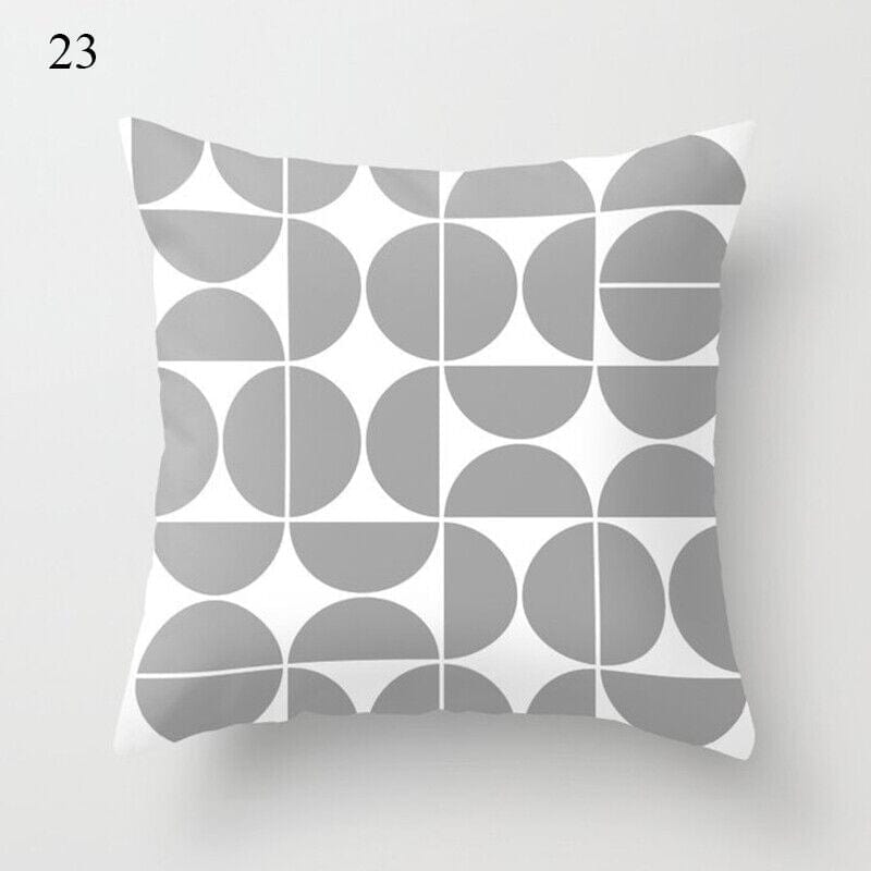 18" Abstract Art Pillow Cover – Soft Cushion for Home Decor