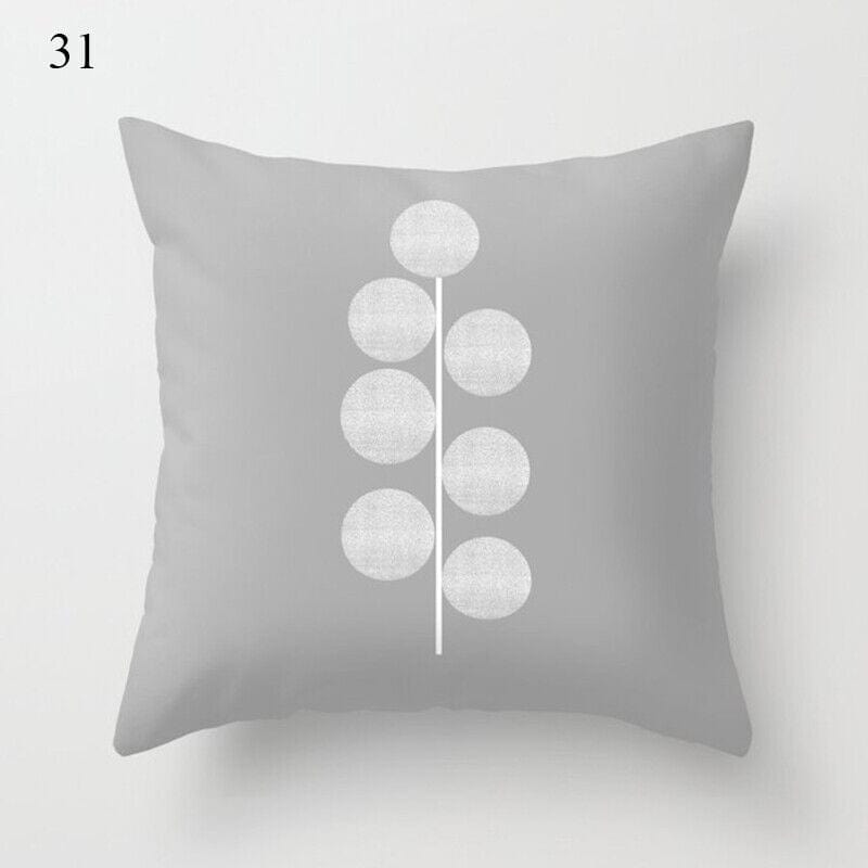 18" Abstract Art Pillow Cover – Soft Cushion for Home Decor