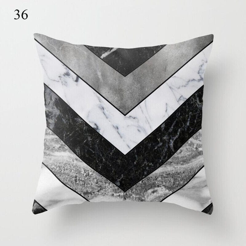 18" Abstract Art Pillow Cover – Soft Cushion for Home Decor