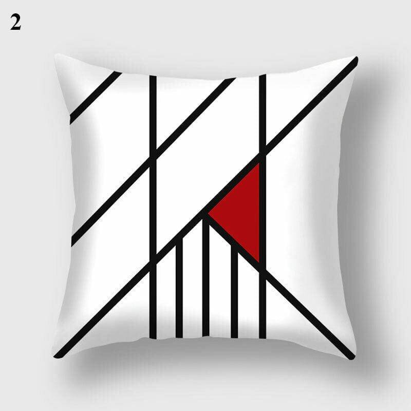 18" Abstract Art Pillow Cover – Soft Cushion for Home Decor