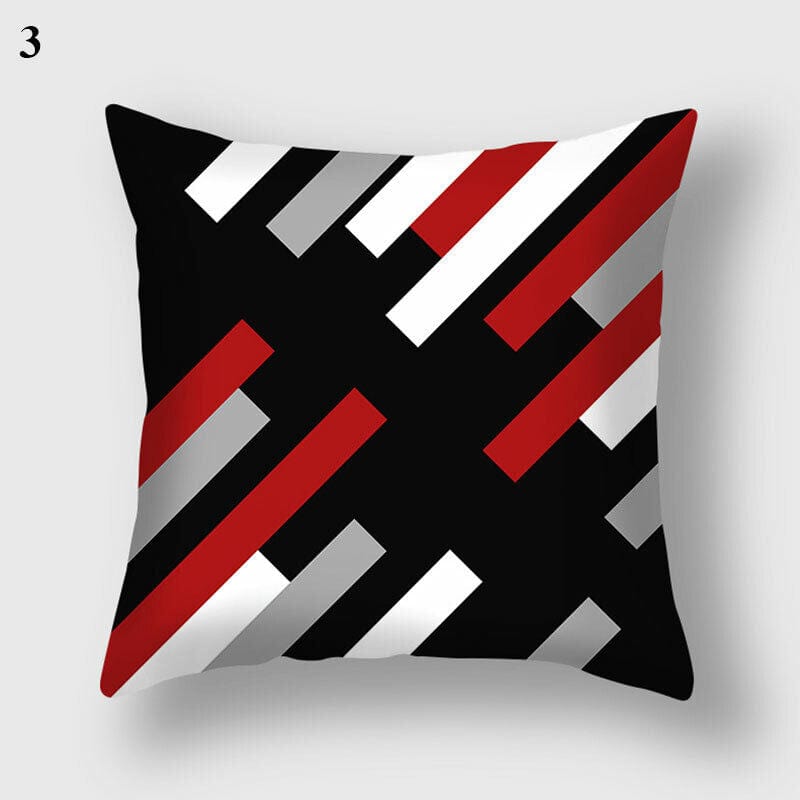 18" Abstract Art Pillow Cover – Soft Cushion for Home Decor