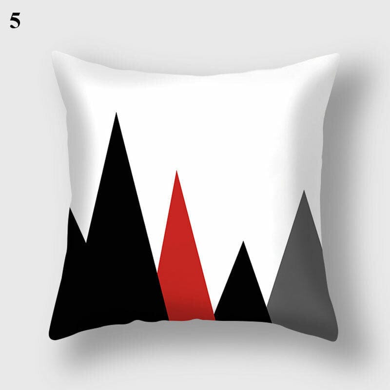 18" Abstract Art Pillow Cover – Soft Cushion for Home Decor