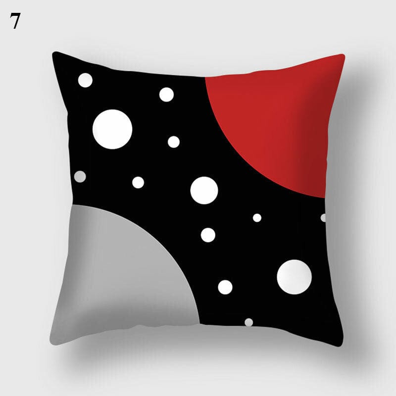 18" Abstract Art Pillow Cover – Soft Cushion for Home Decor