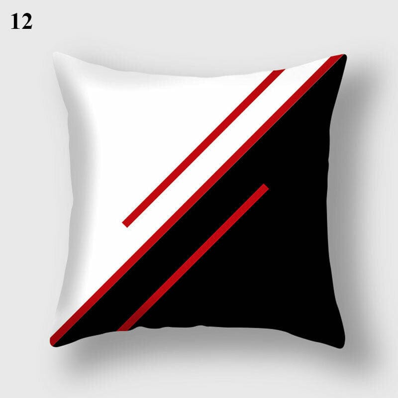 18" Abstract Art Pillow Cover – Soft Cushion for Home Decor