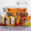 18" African-Inspired Pillow Cover – Multi-Colored for Home & Office