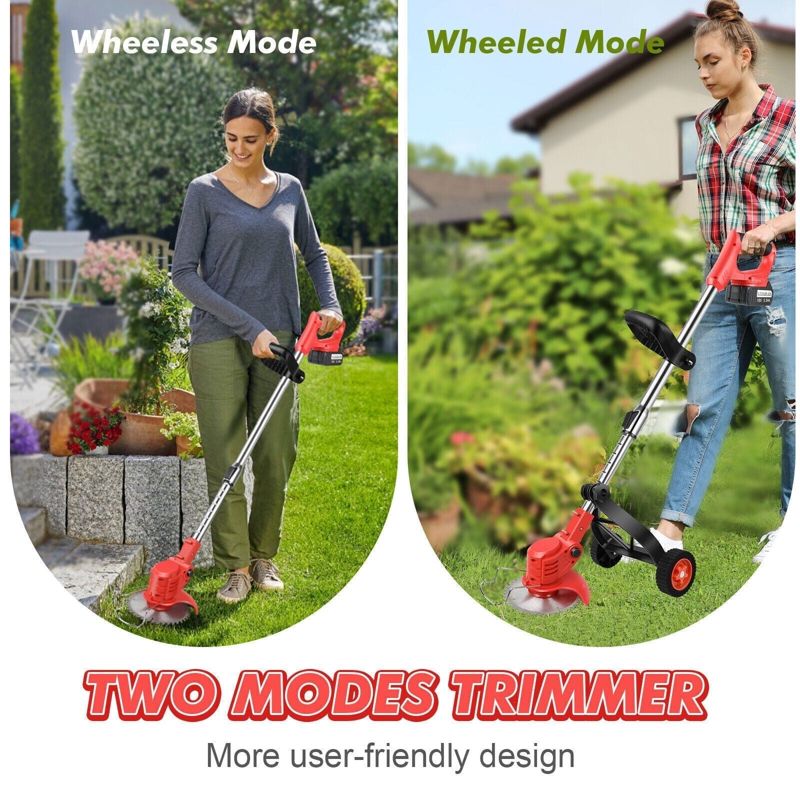 3-in-1 Wireless Turf Trimmer – Efficient Lawn Care Tool