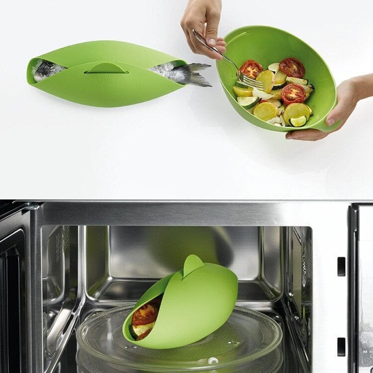 Foldable Silicone Cooking Bowl – Versatile & Compact