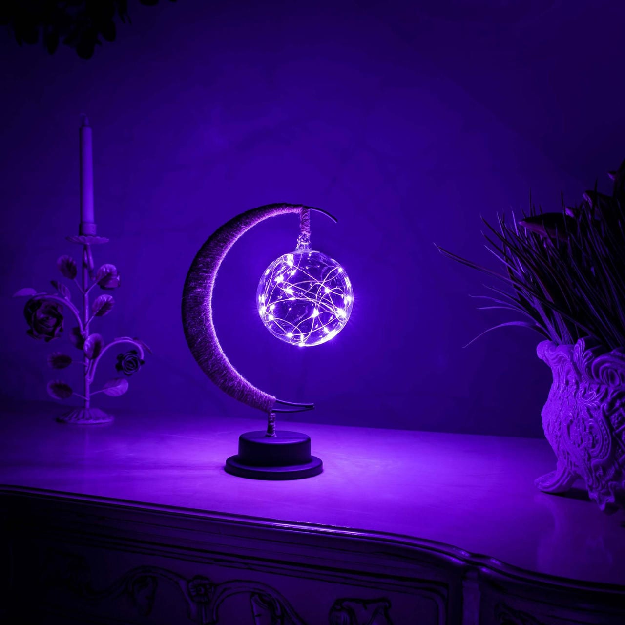 Enchanted Lunar Lamp – 3D Moonlight Glow, Adjustable Brightness