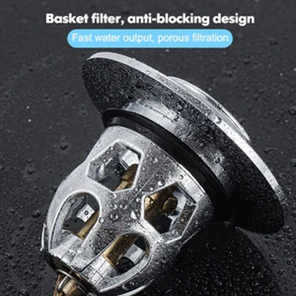 Pop Up Anti-Clogging Sink Drain Filter – Universal Fit