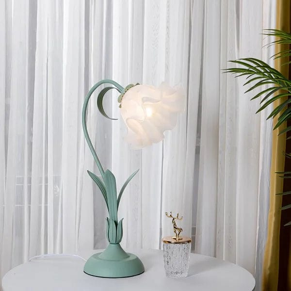 Vintage Adjustable Flower Table Lamp – Elegant, Nostalgic Design with Practical Lighting