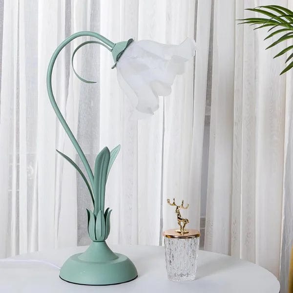 Vintage Adjustable Flower Table Lamp – Elegant, Nostalgic Design with Practical Lighting