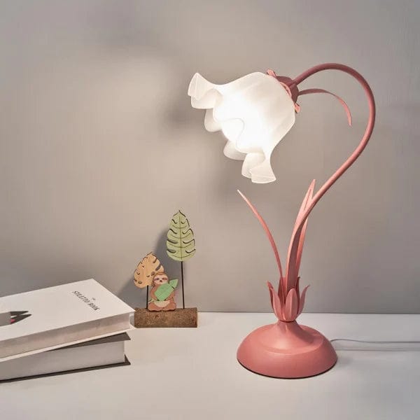 Vintage Adjustable Flower Table Lamp – Elegant, Nostalgic Design with Practical Lighting