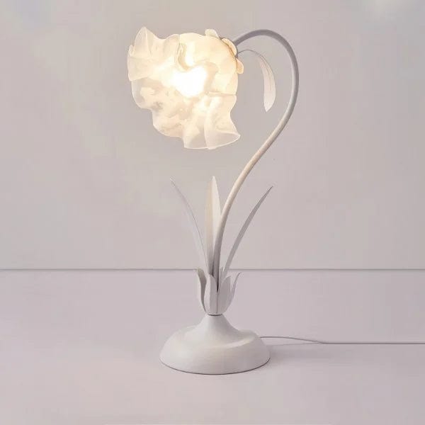 Vintage Adjustable Flower Table Lamp – Elegant, Nostalgic Design with Practical Lighting