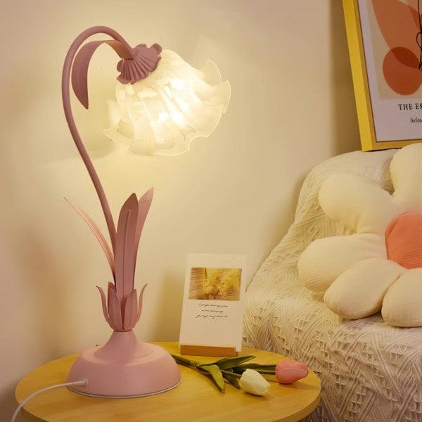 Vintage Adjustable Flower Table Lamp – Elegant, Nostalgic Design with Practical Lighting