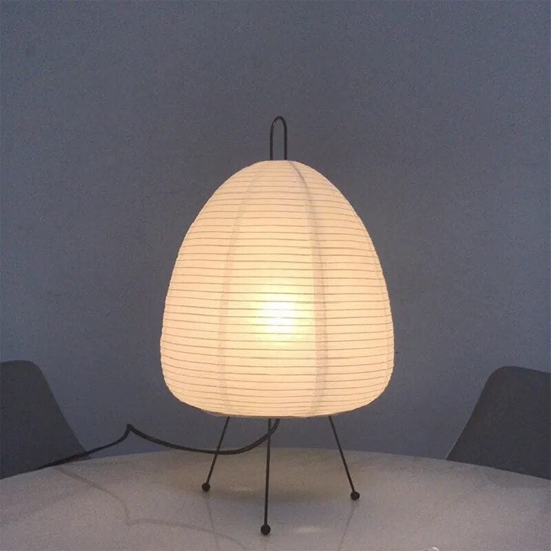 Japanese Rice Paper Lamp – Artistic LED Light for Peaceful Ambience