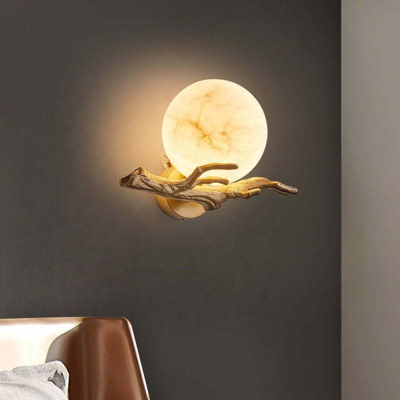 Modern Creative Marble Wall Lamp – Nordic-Inspired LED Light